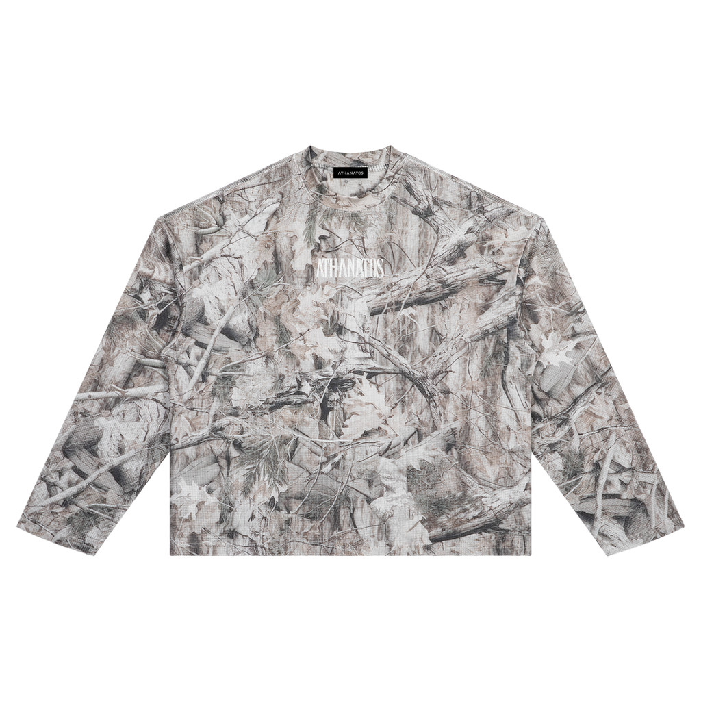 Athanatos Light Tree Camo Waffle Knit
